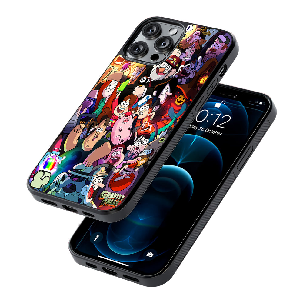 Gravity Falls All Character 2D Rubber Phone Case