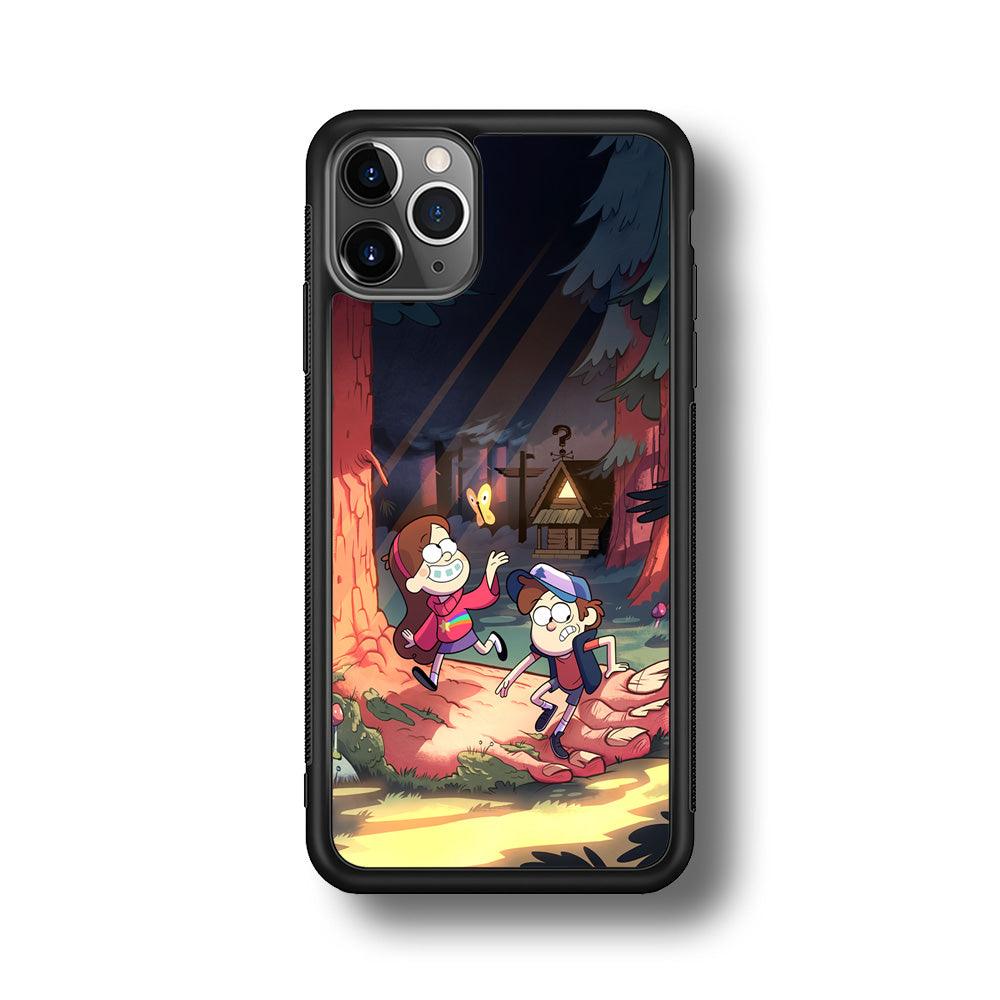 Gravity Falls Its a Big Foot iPhone 11 Pro Max Case-Rubber Black (2D Case)-Oxvistore