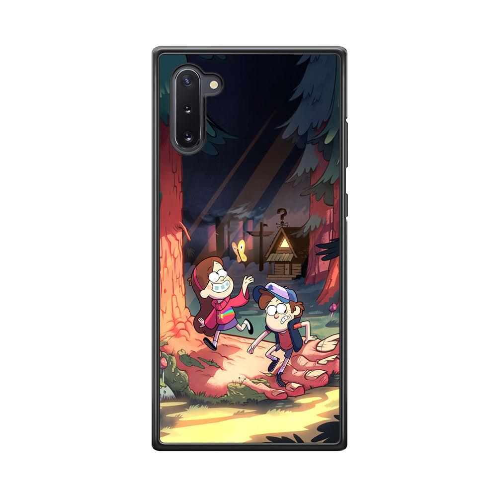 Gravity Falls Its a Big Foot Samsung Galaxy Note 10 Case-Rubber Black (2D Case)-Oxvistore