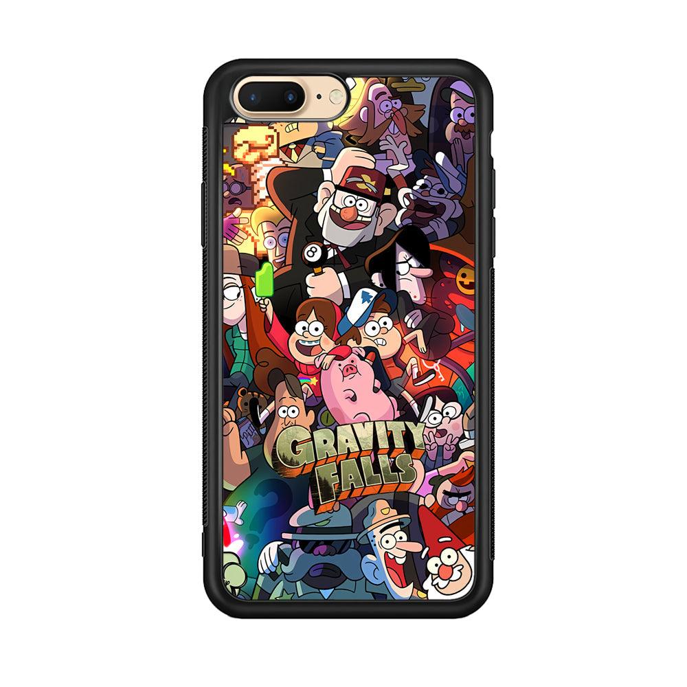 Gravity Falls Team Around The World iPhone 8 Plus Case-Oxvistore