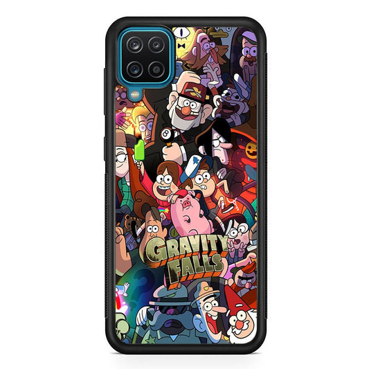 Gravity Falls Team Around The World Samsung Galaxy A12 Case-Oxvistore