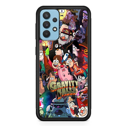 Gravity Falls Team Around The World Samsung Galaxy A32 Case-Oxvistore