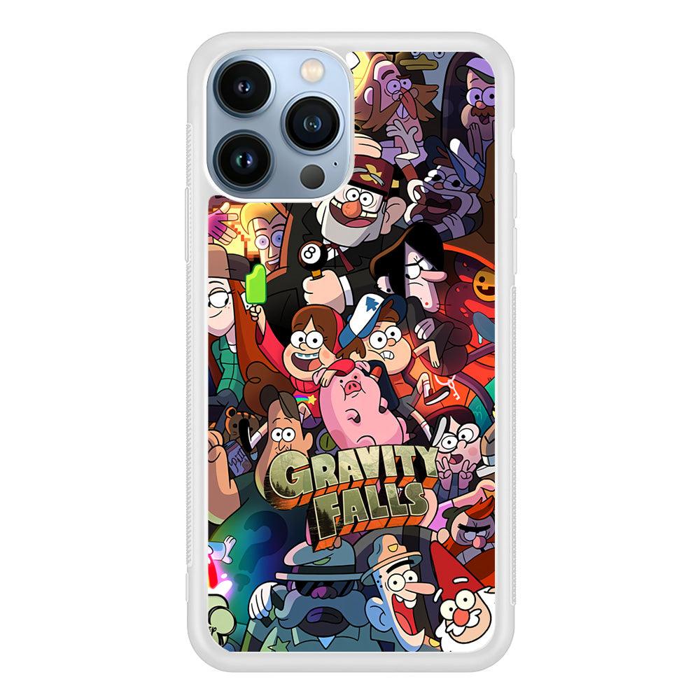 Gravity Falls Team Around The World iPhone 14 Pro Case-Oxvistore