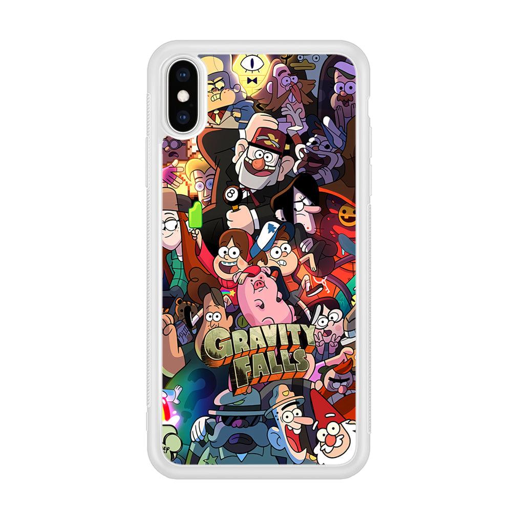 Gravity Falls Team Around The World iPhone X Case-Oxvistore