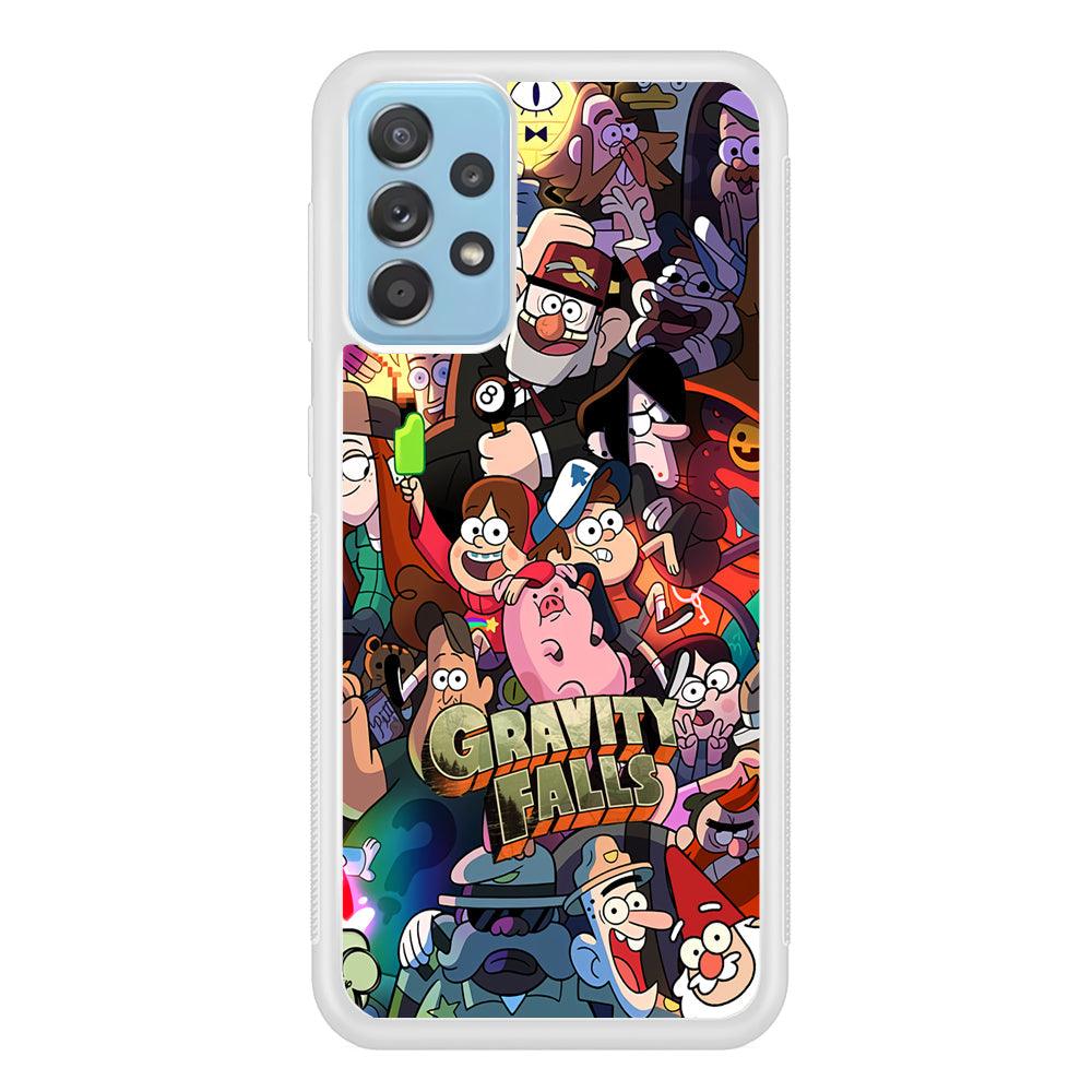 Gravity Falls Team Around The World Samsung Galaxy A52 Case-Oxvistore