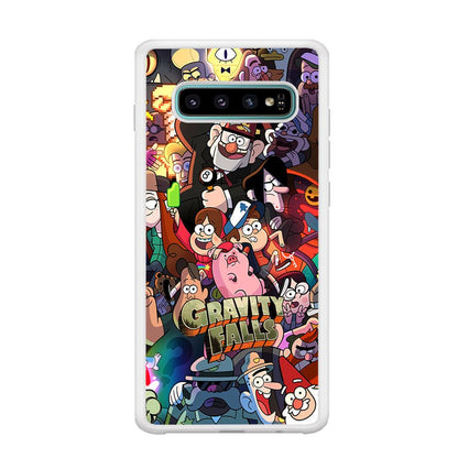 Gravity Falls Team Around The World Samsung Galaxy S10 Plus Case-Oxvistore