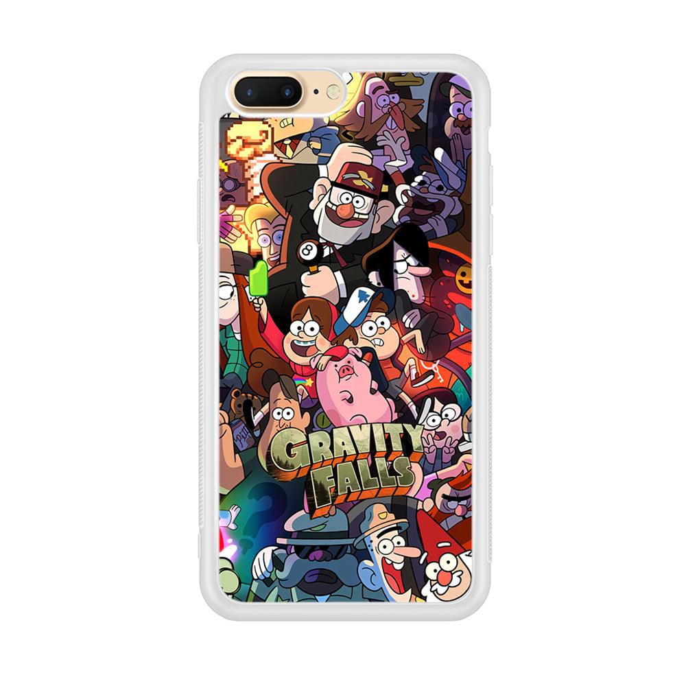 Gravity Falls Team Around The World iPhone 8 Plus Case-Oxvistore