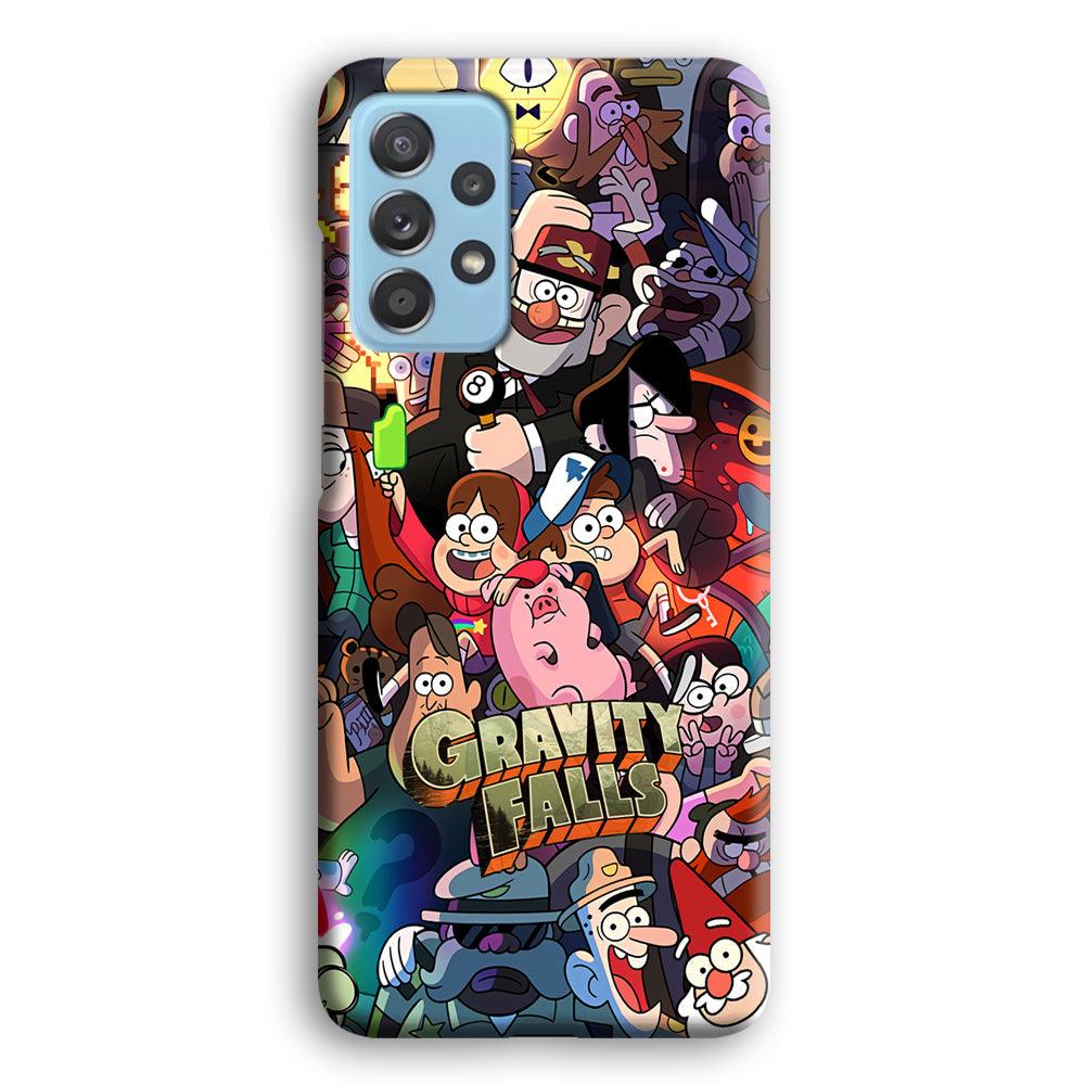 Gravity Falls Team Around The World Samsung Galaxy A52 Case-Oxvistore