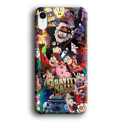 Gravity Falls Team Around The World iPhone XR Case-Oxvistore