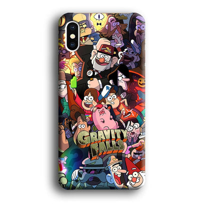 Gravity Falls Team Around The World iPhone X Case-Oxvistore