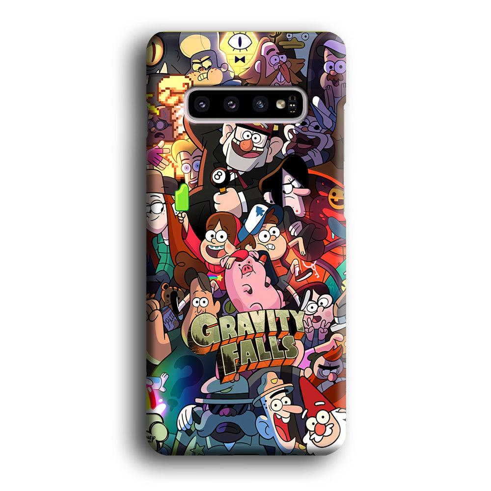 Gravity Falls Team Around The World Samsung Galaxy S10 Plus Case-Oxvistore