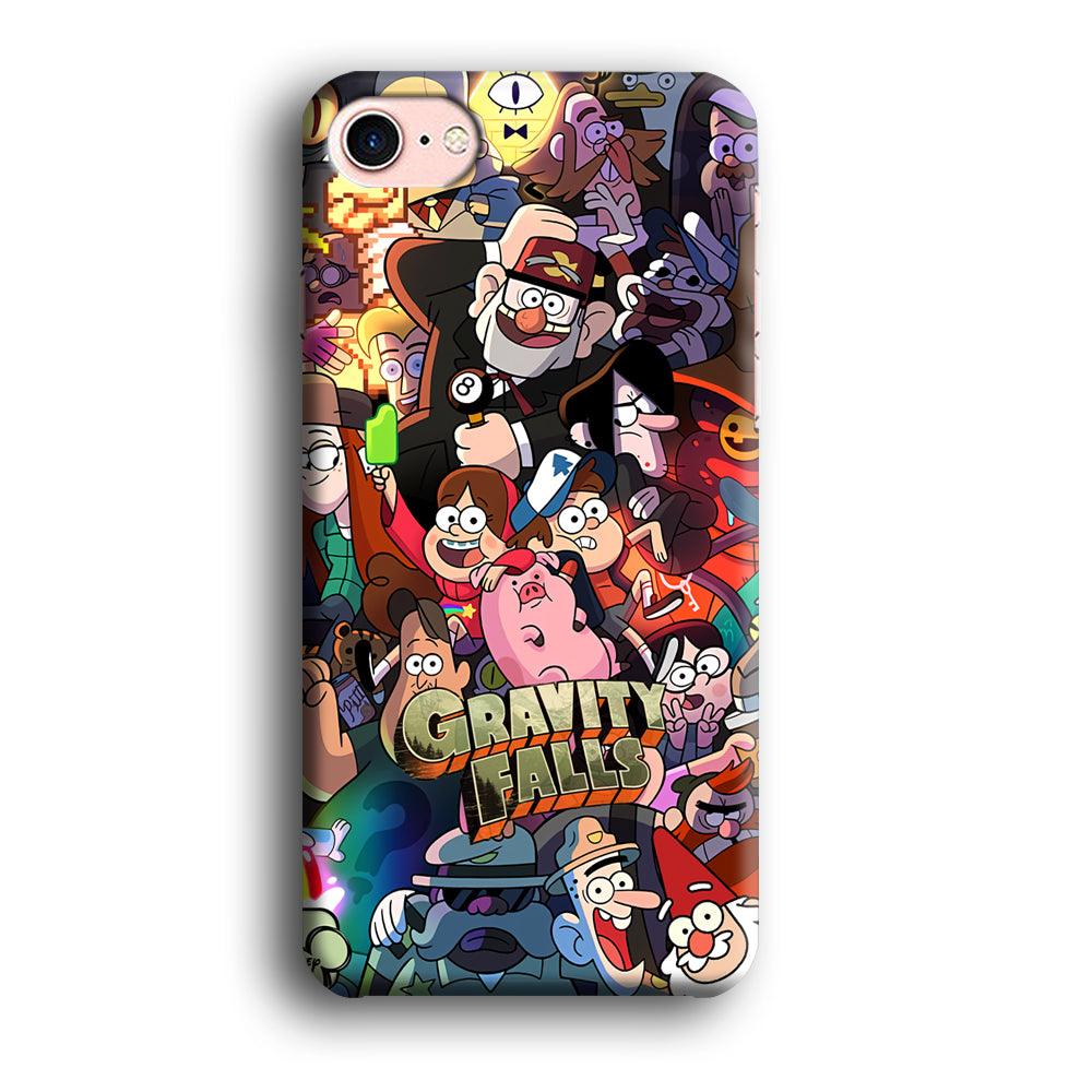 Gravity Falls Team Around The World iPhone 8 Case-Oxvistore