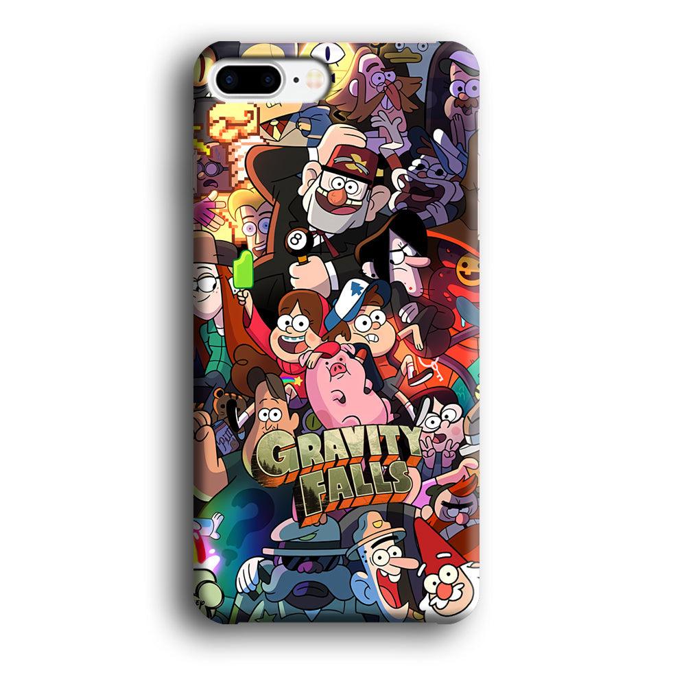 Gravity Falls Team Around The World iPhone 8 Plus Case-Oxvistore