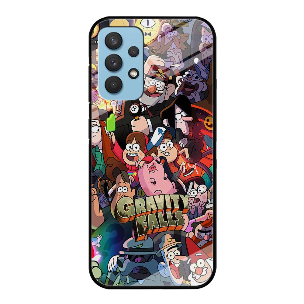 Gravity Falls Team Around The World Samsung Galaxy A32 Case-Oxvistore