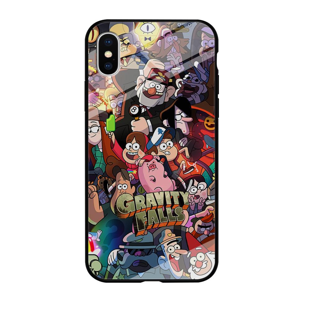 Gravity Falls Team Around The World iPhone X Case-Oxvistore