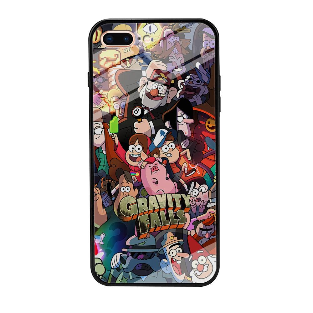 Gravity Falls Team Around The World iPhone 8 Plus Case-Oxvistore