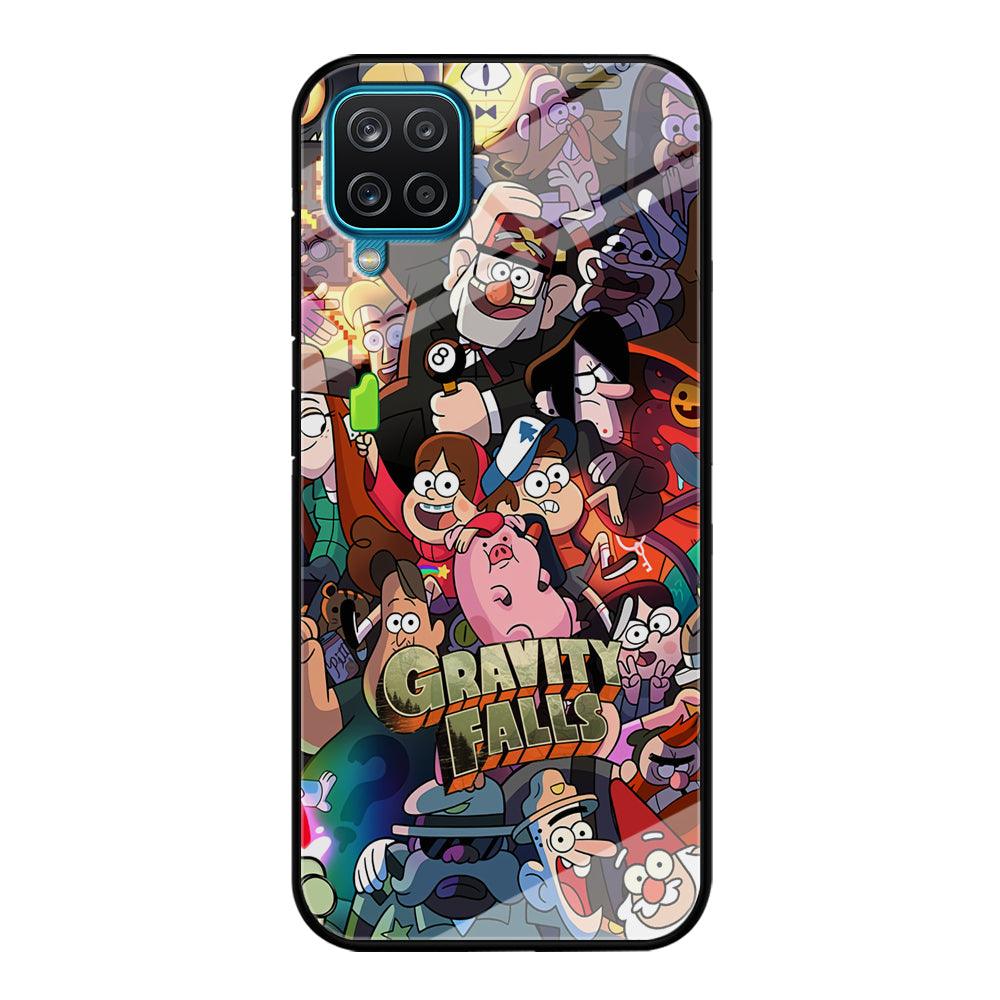 Gravity Falls Team Around The World Samsung Galaxy A12 Case-Oxvistore