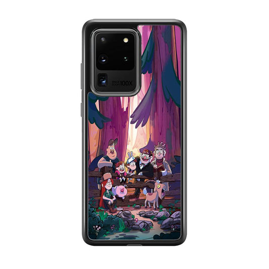 Gravity Falls The Forest Rranger Samsung Galaxy S20 Ultra Case-Rubber Black (2D Case)-Oxvistore