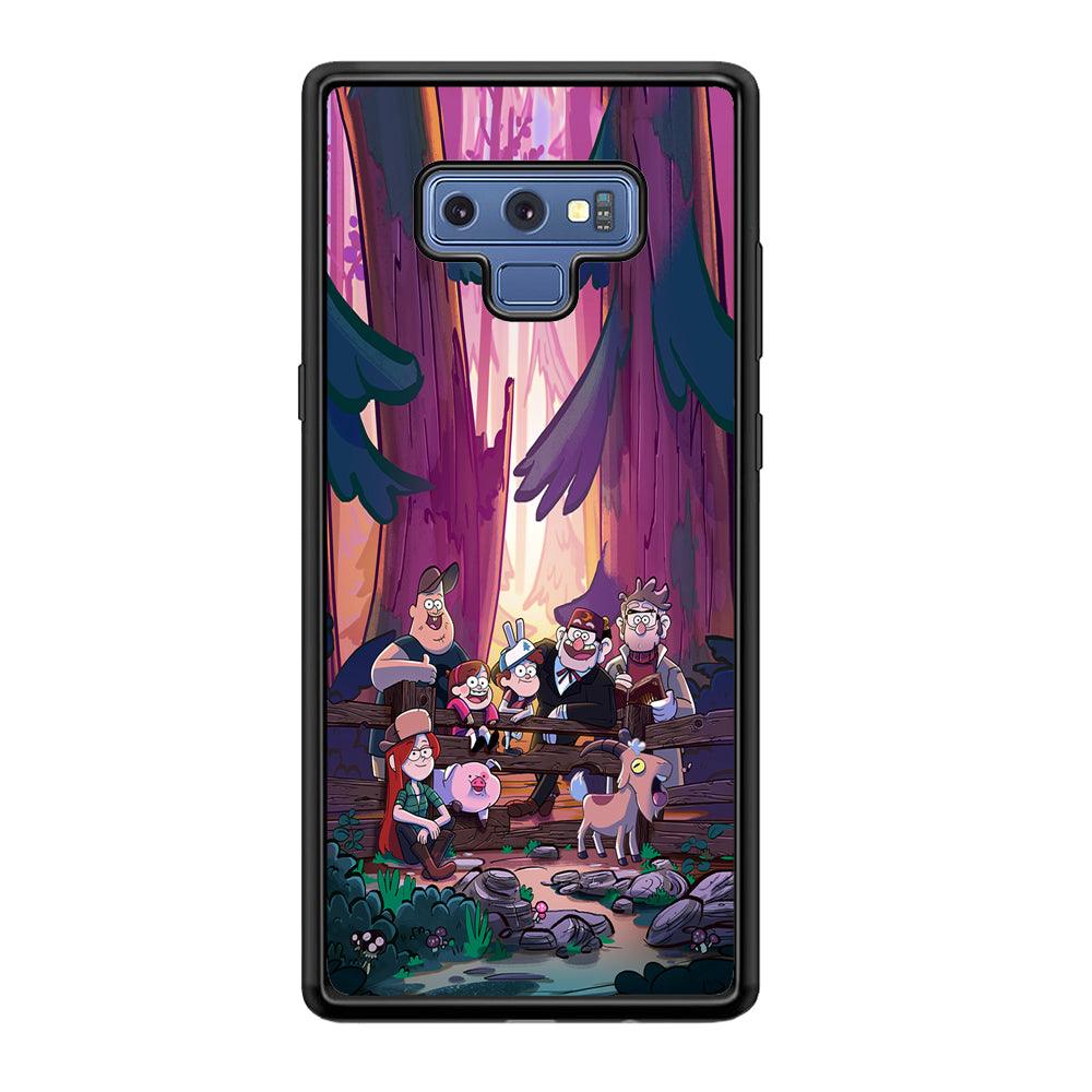 Gravity Falls The Forest Rranger Samsung Galaxy Note 9 Case-Rubber Black (2D Case)-Oxvistore