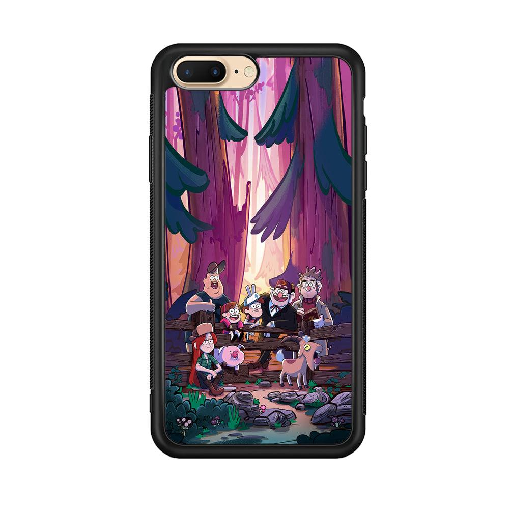 Gravity Falls The Forest Rranger iPhone 7 Plus Case-Rubber Black (2D Case)-Oxvistore