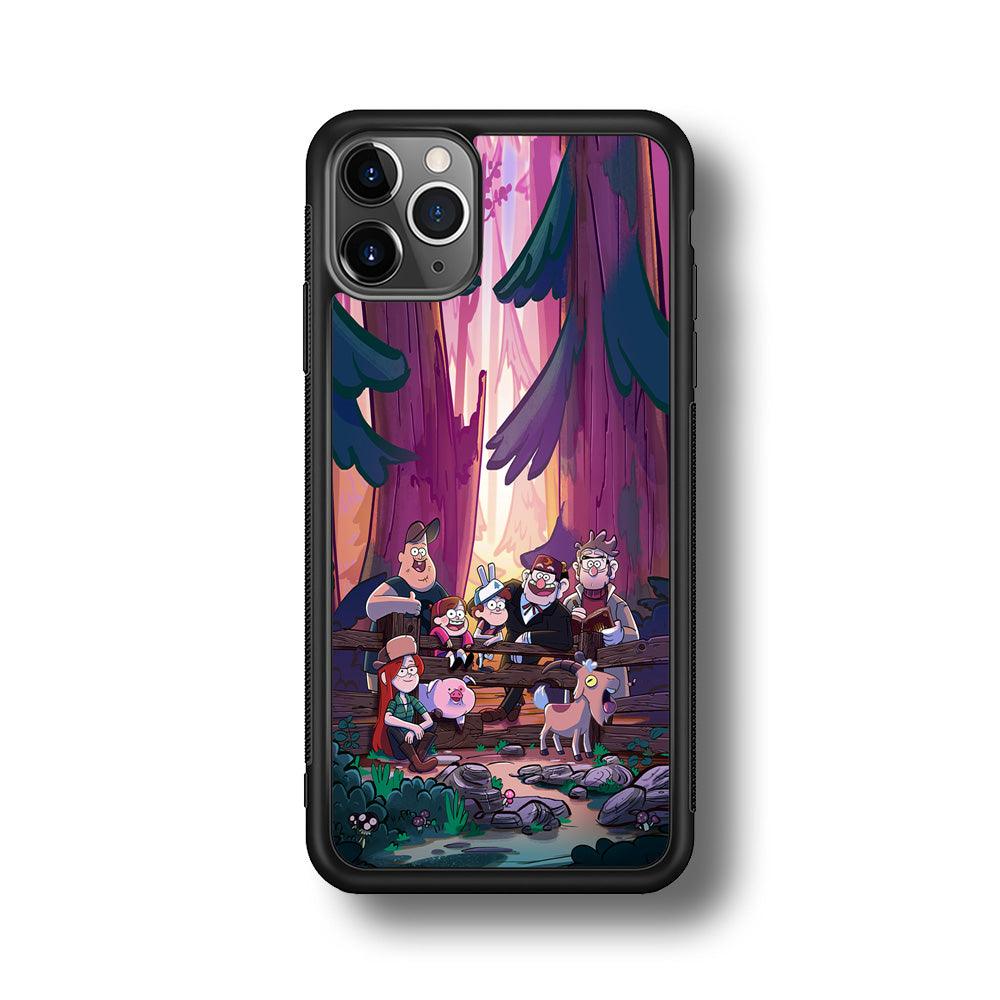 Gravity Falls The Forest Rranger iPhone 11 Pro Max Case-Rubber Black (2D Case)-Oxvistore