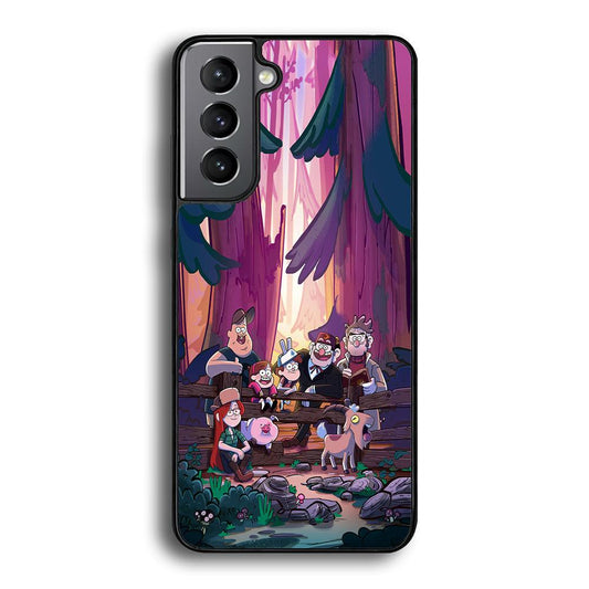 Gravity Falls The Forest Rranger Samsung Galaxy S24 Case-Rubber Black (2D Case)-Oxvistore