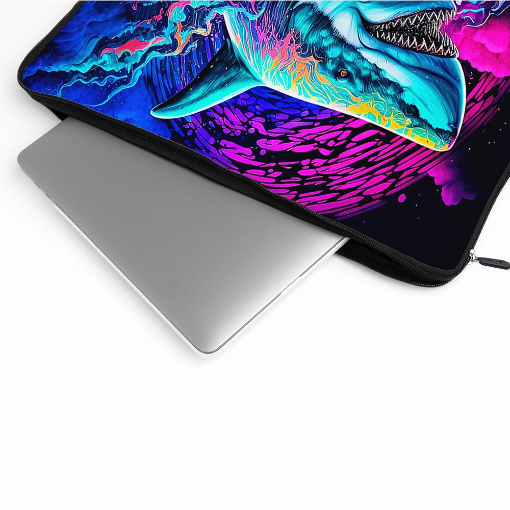 Great White Shark Colorful Laptop Sleeve Protective Cover-Oxvistore