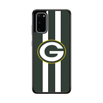 Green Bay Packers Circle on Center Samsung Galaxy S20 Case-Oxvistore