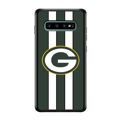 Green Bay Packers Circle on Center Samsung Galaxy S10 Plus Case-Oxvistore