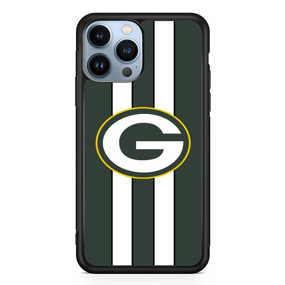 Green Bay Packers Circle on Center iPhone 15 Pro Case-Oxvistore