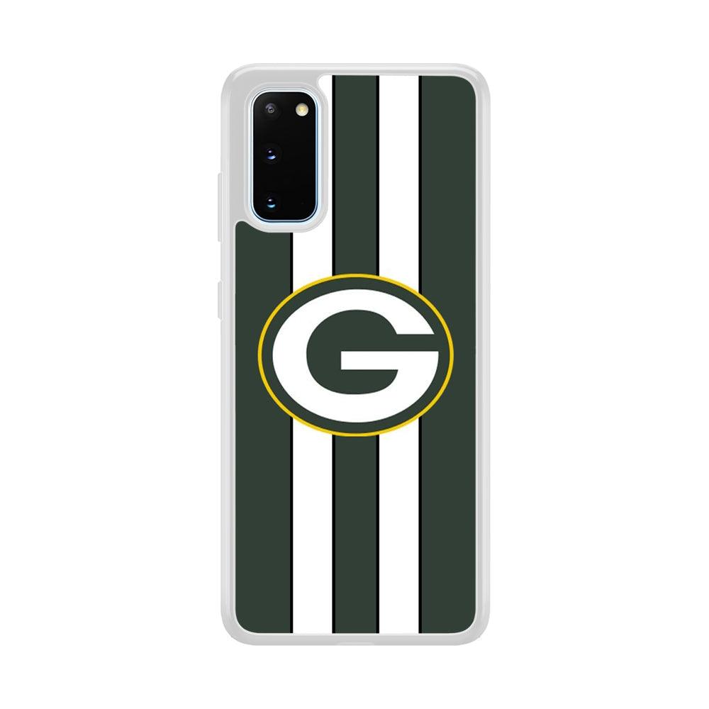 Green Bay Packers Circle on Center Samsung Galaxy S20 Case-Oxvistore