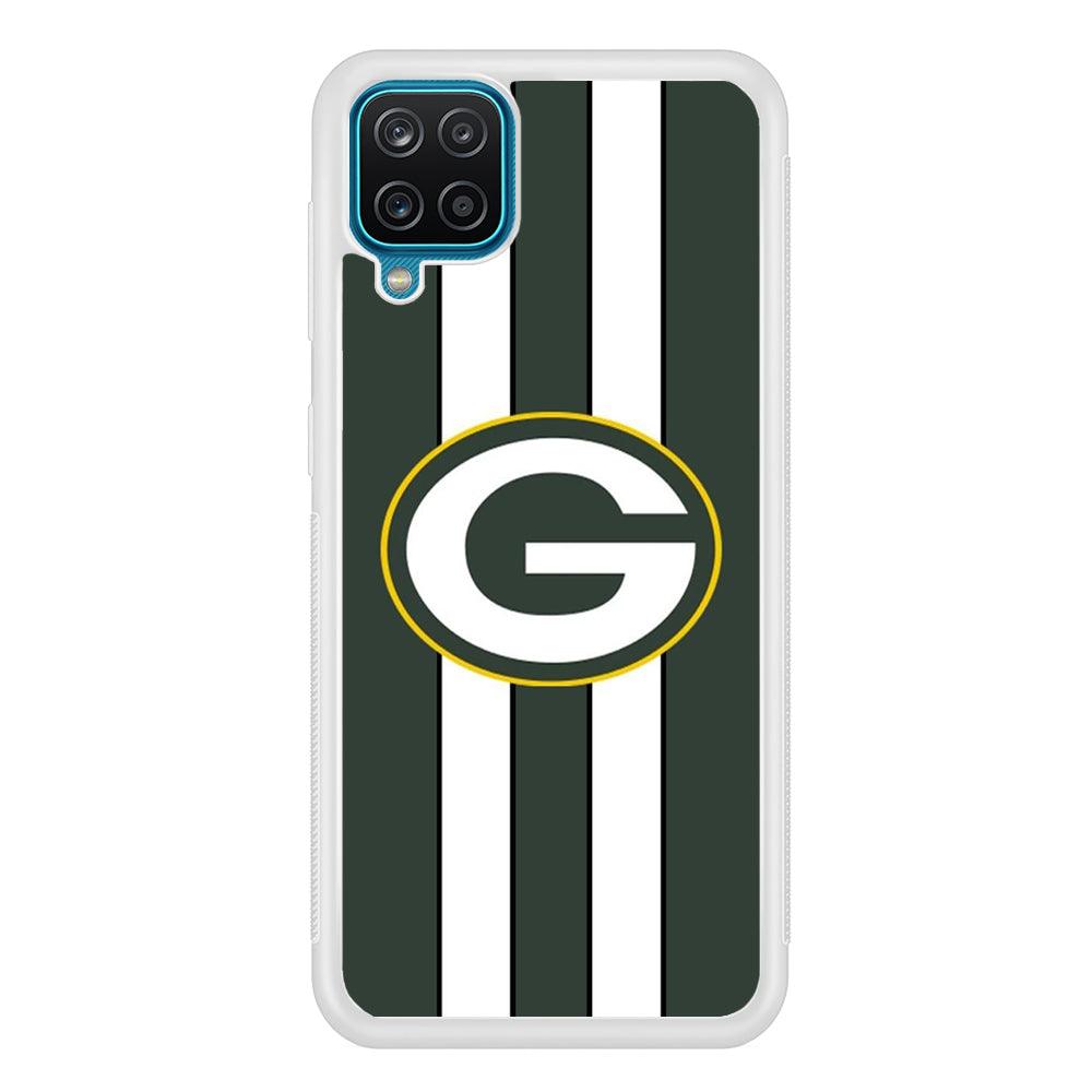 Green Bay Packers Circle on Center Samsung Galaxy A12 Case-Oxvistore