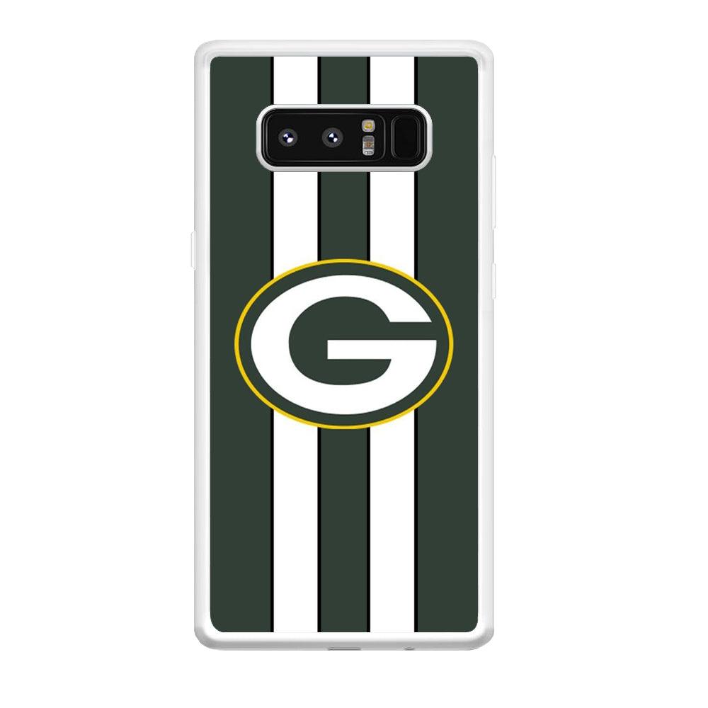 Green Bay Packers Circle on Center Samsung Galaxy Note 8 Case-Oxvistore