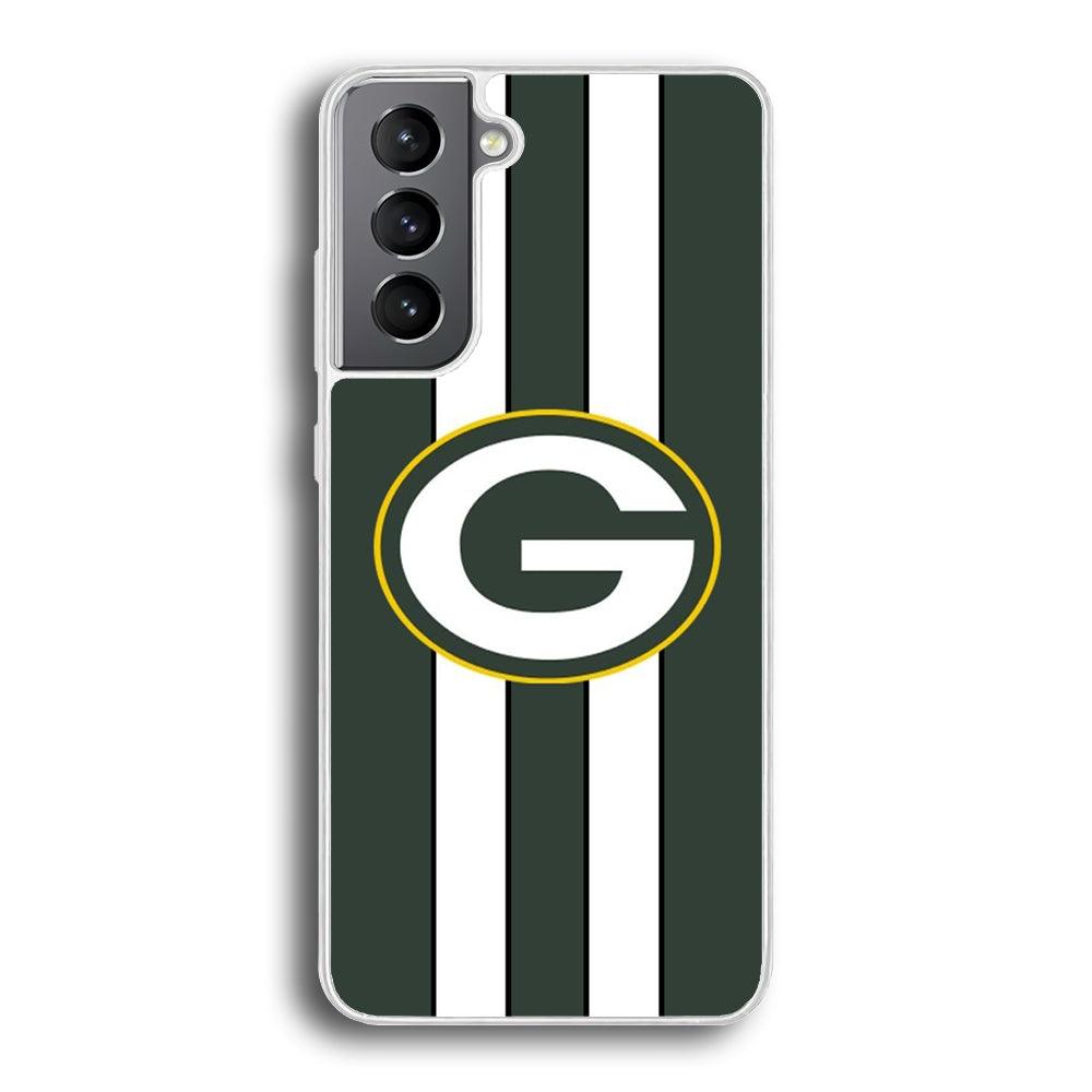 Green Bay Packers Circle on Center Samsung Galaxy S21 Case-Oxvistore