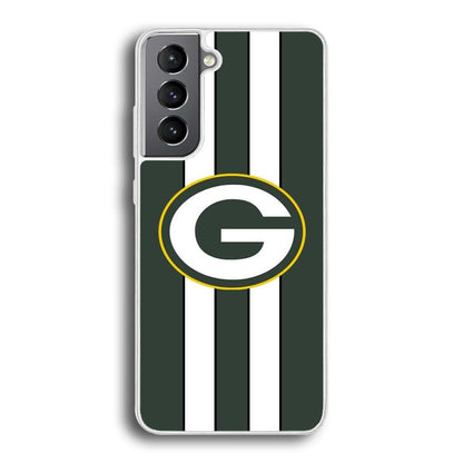 Green Bay Packers Circle on Center Samsung Galaxy S21 Case-Oxvistore