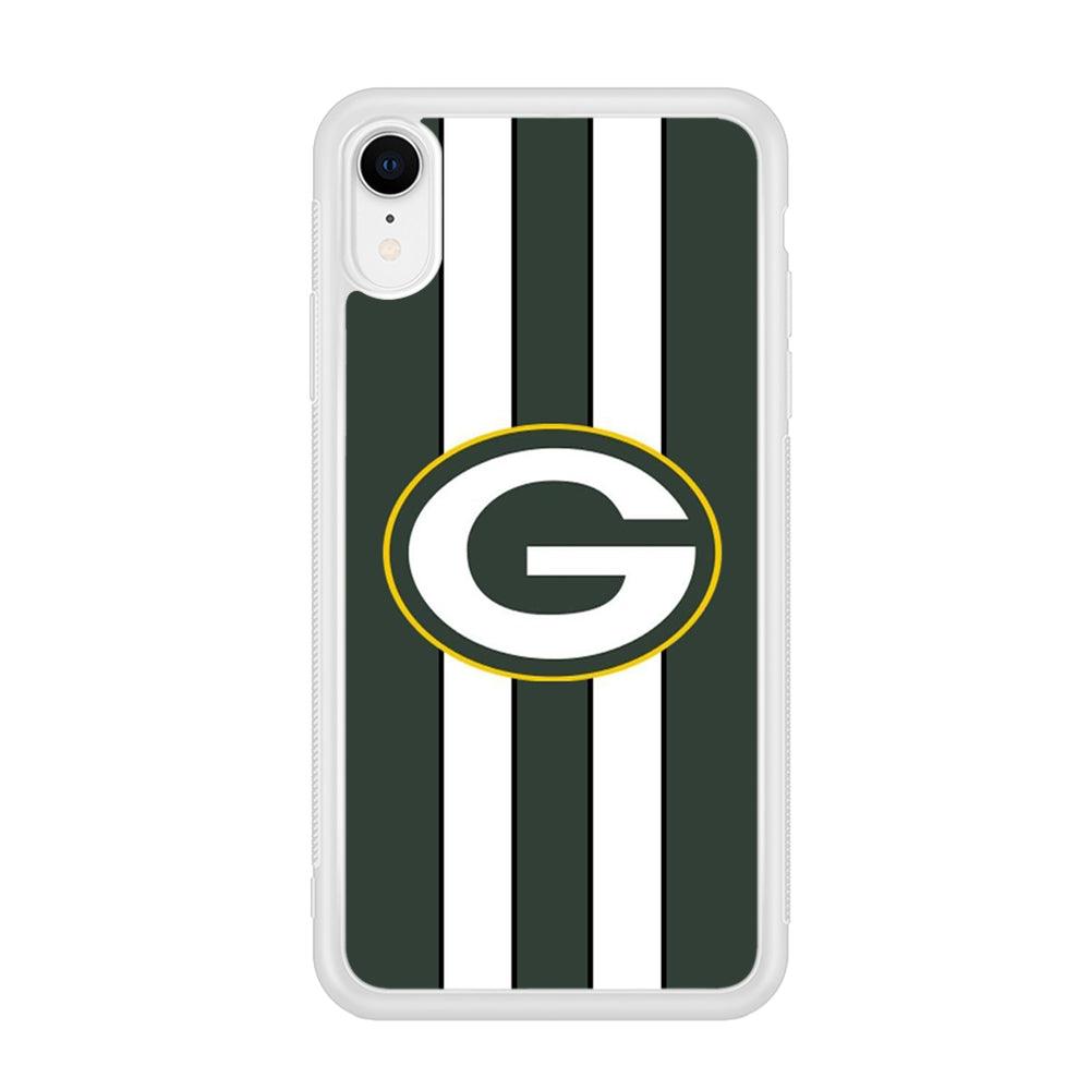 Green Bay Packers Circle on Center iPhone XR Case-Oxvistore