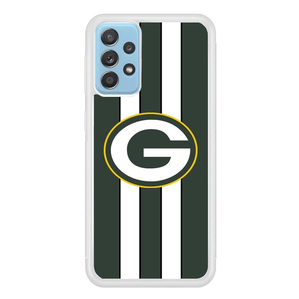 Green Bay Packers Circle on Center Samsung Galaxy A52 Case-Oxvistore