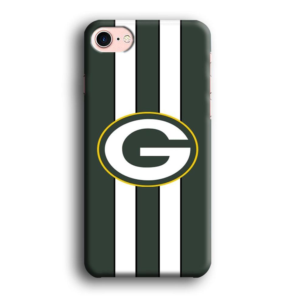 Green Bay Packers Circle on Center iPhone 8 Case-Oxvistore