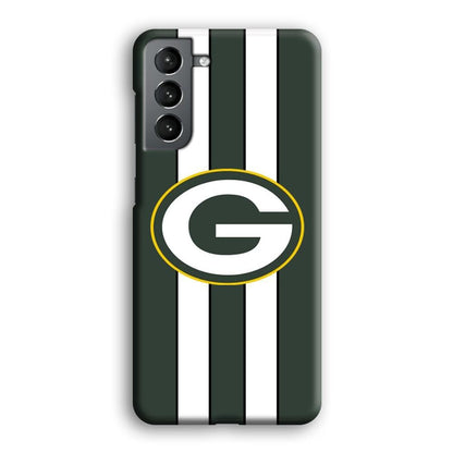 Green Bay Packers Circle on Center Samsung Galaxy S21 Case-Oxvistore