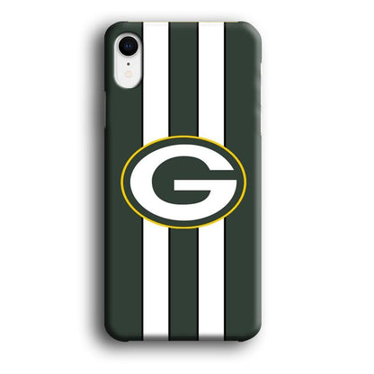 Green Bay Packers Circle on Center iPhone XR Case-Oxvistore