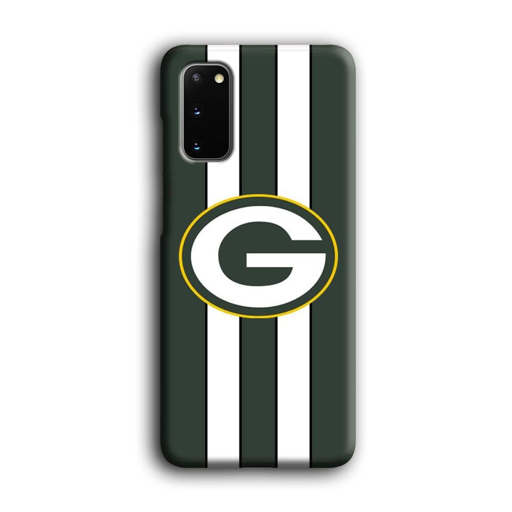 Green Bay Packers Circle on Center Samsung Galaxy S20 Case-Oxvistore