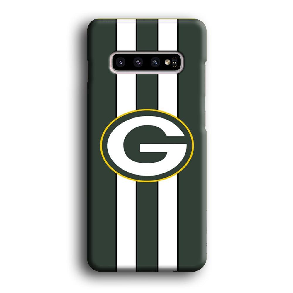 Green Bay Packers Circle on Center Samsung Galaxy S10 Plus Case-Oxvistore