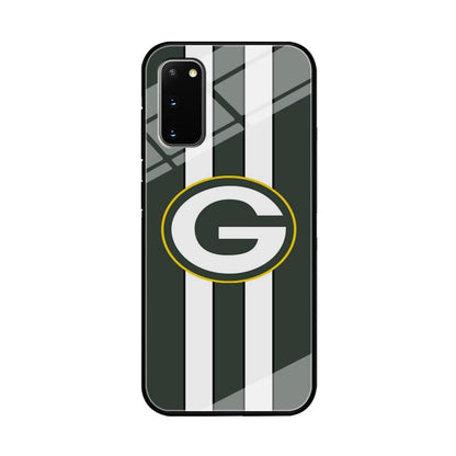 Green Bay Packers Circle on Center Samsung Galaxy S20 Case-Oxvistore