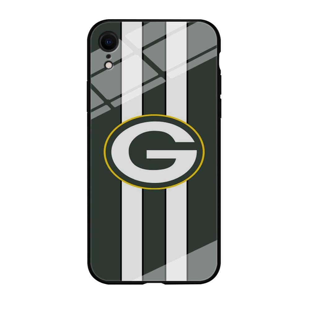 Green Bay Packers Circle on Center iPhone XR Case-Oxvistore