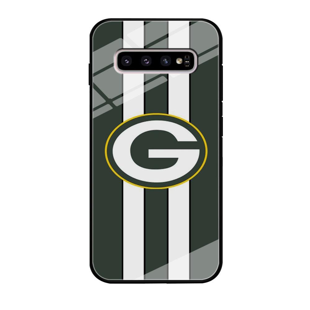 Green Bay Packers Circle on Center Samsung Galaxy S10 Plus Case-Oxvistore