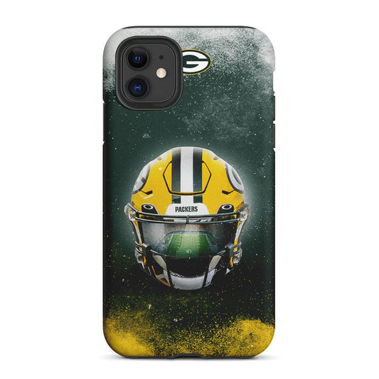 Green Bay Packers Helmet 2 in 1 Tough Phone Case-Oxvistore