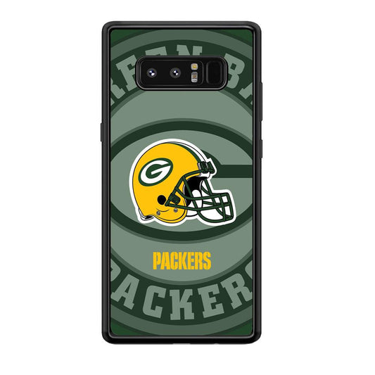 Green Bay Packers Yellow Helmet Samsung Galaxy Note 8 Case-Oxvistore