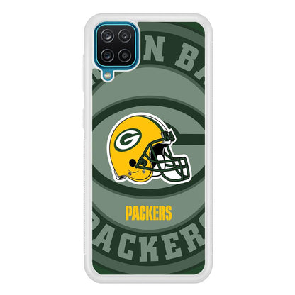 Green Bay Packers Yellow Helmet Samsung Galaxy A12 Case-Oxvistore