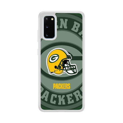 Green Bay Packers Yellow Helmet Samsung Galaxy S20 Case-Oxvistore