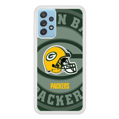 Green Bay Packers Yellow Helmet Samsung Galaxy A52 Case-Oxvistore